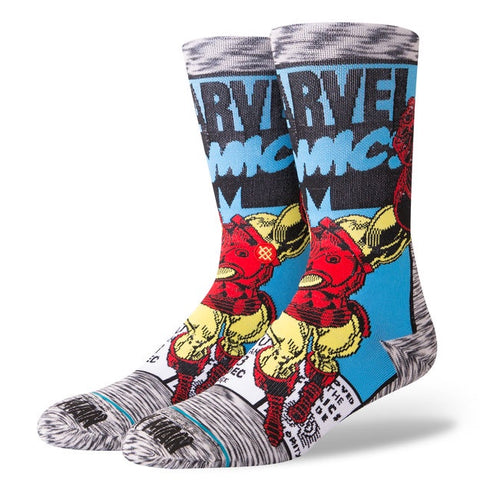 Stance Socks - Iron Man Comic - Men's size 9-12