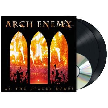 Arch Enemy - As The Stages Burn! (Live from Wacken in 2016) New Vinyl Record 2017 Limited Edition 180Gram 2LP + DVD (with Behind the Scenes Footage and Unreleased Music Videos) - Death Metal
