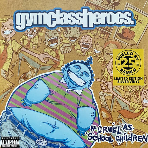 Gym Class Heroes ‎– As Cruel As School Children (2006) - New LP Record 2021 Fueled By Ramen Silver Vinyl - Alternative Rock / Pop Rock