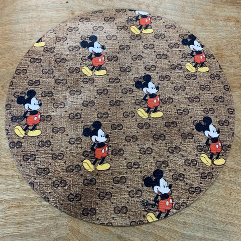 2020 Limited Edition GG Gucci Walt Disney Mickey Mouse Slip Mat Slipmat Gold Brown