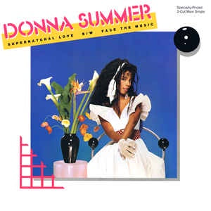 Donna Summer ‎– Supernatural Love B/W Face The Music - VG+ 12" Single Record - 1984 USA Geffen Vinyl - Disco