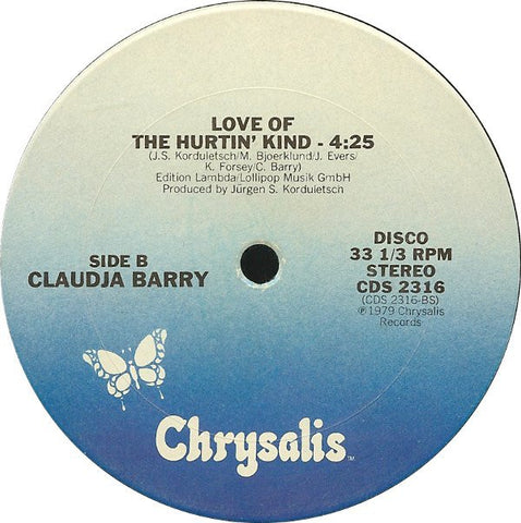 Claudja Barry ‎- Boogie Woogie Dancin' Shoes / Love Of The Hurtin' Kind - VG+ 12" Single 1979 USA - Funk / Soul / Disco