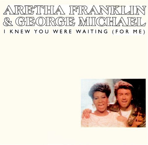 Aretha Franklin And George Michael ‎– I Knew You Were Waiting (For Me) - Mint- 45rpm 1987 USA Arista Records - Rock / Pop