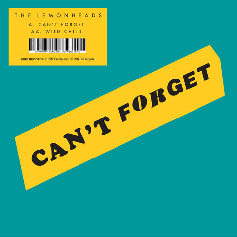 The Lemonheads - Can't Forget / Wild Child - New 7" Single 2019 Fire RSD Limited Release - Indie / Alt-Rock / Covers