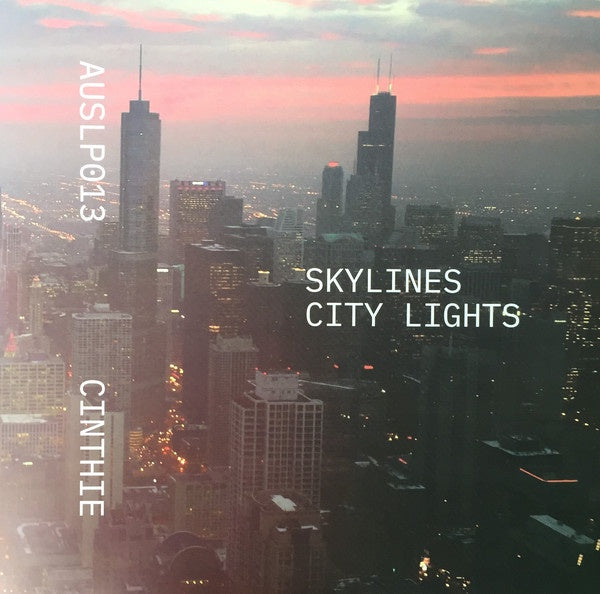 Cinthie ‎– Skylines City Lights LP - New 2 LP Record 2020 Aus Music UK Vinyl - Electro / House / Acid