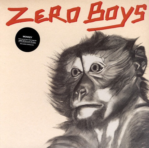 Zero Boys ‎– Monkey New Lp Record 2014 USA Vinyl with download - Punk Rock