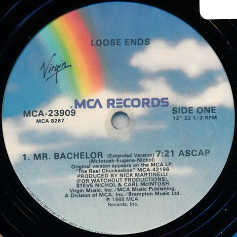 Loose Ends - Mr. Bachelor - Mint- 12" Single Record 1988 MCA USA Vinyl - Soul / Funk