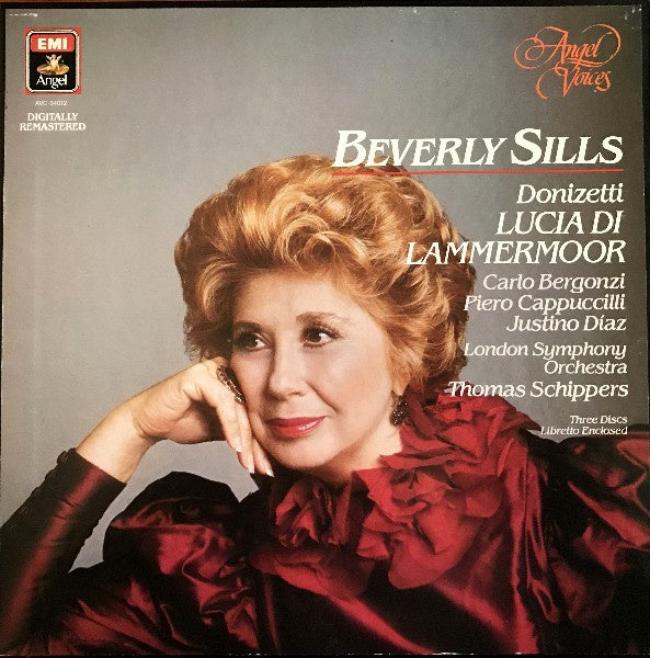 Beverly Sills, Carlo Bergonzi, Piero Cappuccilli, Justino Diaz, London Symphony Orchestra, Thomas Schippers ‎– Donizetti - Lucia Di Lammermoor (1971) - New 3 LP Record Box Set 1985 Angel USA Vinyl & Book - Classical / Opera - Shuga Records