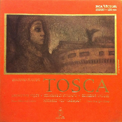 Leontyne Price / Giuseppe Di Stefano / Giuseppe Taddei / Herbert Von Karajan ‎– Puccini - Tosca - Mint- 2 LP Record 1964 RCA Soria Stereo USA Vinyl & Book - Classical / Opera