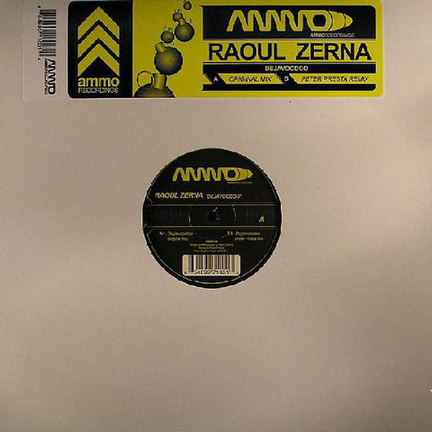 Raoul Zerna ‎– Dejavoodoo - New 12" Single 2004 USA Ammo Vinyl - Chicago House