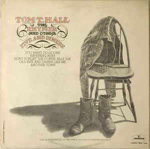 Tom T. Hall - The Rhymer And Other Five And Dimers - VG+ Lp 1973 Mercury USA - Folk / Country