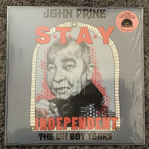 John Prine ‎– Stay Independent: The Oh Boy Years - New LP Record 2021 Oh Boy RSD Red Vinyl - Folk Rock - Shuga Records