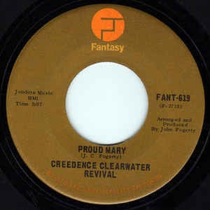 Creedence Clearwater Revival - Proud Mary / Born On The Bayou - VG+ 7" Single 45RPM 1969 Fantasy USA - Rock