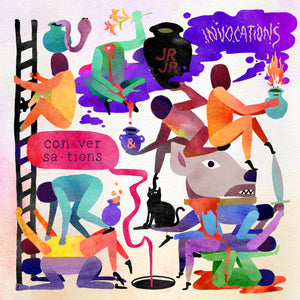 Jr Jr ‎– Invocations/Conversations - New 2 LP Record 2019 Love is EZ USA Blue/Green Mojito Lime Vinyl - Indie Rock / Pop