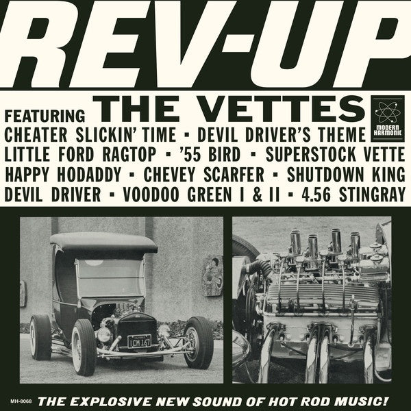 The Vettes ‎– Rev-Up (1964) - New LP Record 2018 Modern Harmonic USA Blue Vinyl - Surf Rock