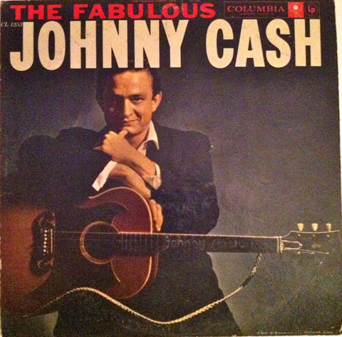 Johnny Cash ‎– The Fabulous Johnny Cash - VG Lp Record 1958 CBS USA Mono Original 6 eye Vinyl - Country / Rockabilly