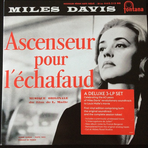Miles Davis - Ascenseur Pour L'échafaud (1958) - New 3x 10" Record 2018 Fontana Europe Import Vinyl - Jazz / Hard Bop - Shuga Records