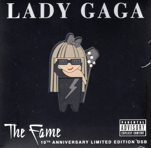 Lady Gaga ‎– The Fame - New USB Drive Memory Stick 2018 10th Anniversary - Pop / Synth-pop