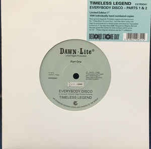 Timeless Legend ‎– Everybody Disco - Parts 1 & 2 (1979) - New 7" Single Record Store Day 2021 Expansion UK RSD Vinyl - Funk / Disco / Soul