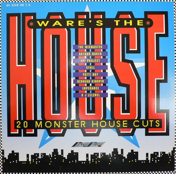 Various – Ware's The House (20 Monster House Cuts) - Mint- LP Record 1989 Stylus Music UK Vinyl - Electronic / Acid House / House / Italodance / Euro House - Shuga Records