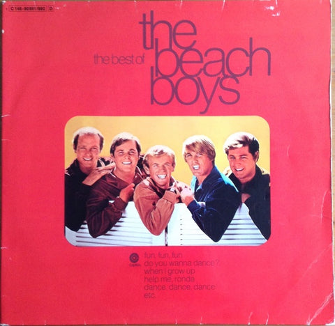 The Beach Boys ‎– The Best Of The Beach Boys - VG+ 2 Lp Record 1970's German Import Vinyl - Surf Rock / Pop