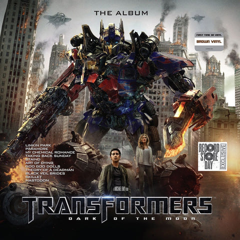 Various Artists - Transformers Dark Of The Moon - The Album - New Lp 2019 Reprise RSD First Release on Brown Vinyl - '11 Soundtrack