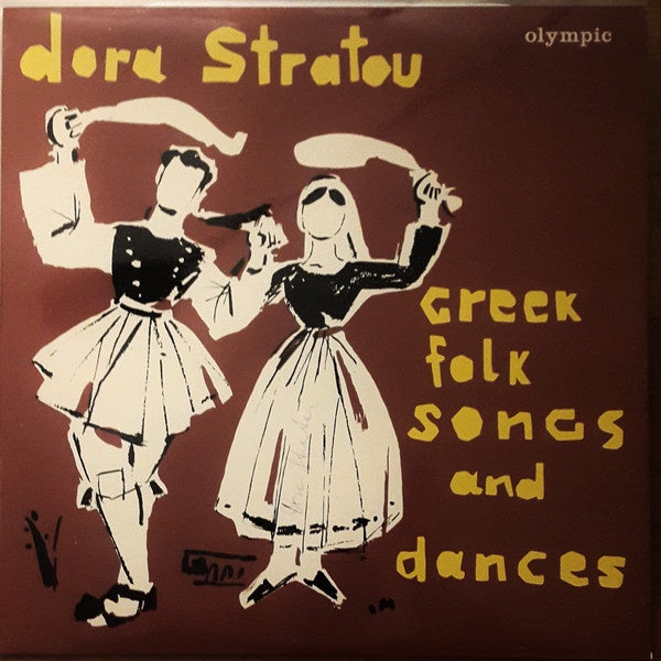 Dora Stratou ‎– Greek Folk Songs And Dances No. 1 - VG+ Lp Record 1970's Olympic Greece Import Vinyl - World Music / Greek / Folk - Shuga Records