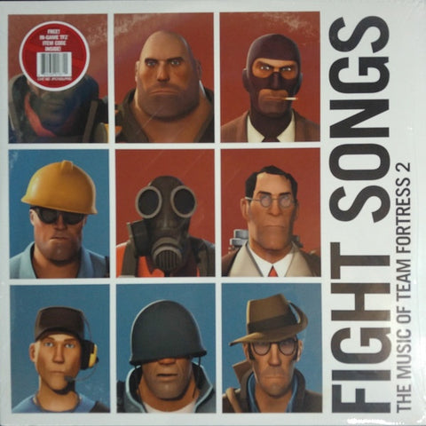 Valve Studio Orchestra ‎– Fight Songs: The Music Of Team Fortress 2 - New 2 LP Record 2017 Ipecac Blue Vinyl & Red Vinyl, Red Poster & Download - Video Game Score / Jazz / Military