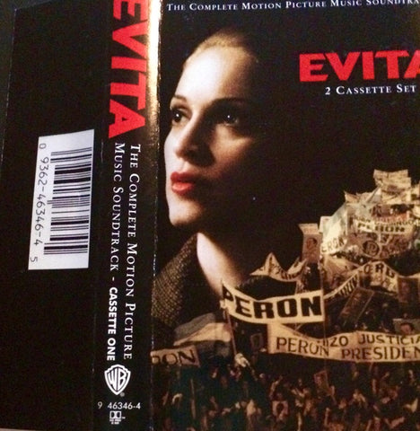 Andrew Lloyd Webber And Tim Rice ‎– Evita (The Complete Motion Picture Music) - Mint- 2x Cassette Tape Set 1996 Warner USA - Soundtrack