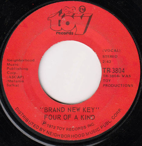 Four Of a Kind - Brand New Key - VG 45rpm 1972 USA - Funk / Soul
