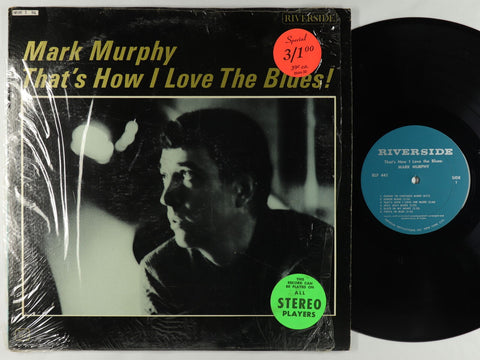 Mark Murphy ‎– That's How I Love The Blues! - VG+ Lp Record 1963 Riverside USA Mono Vinyl - Jazz