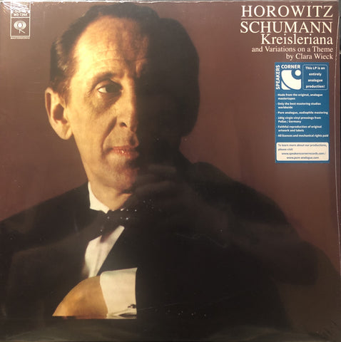 Vladimir Horowitz - Schumann ‎– Kreisleriana And Variations On A Theme By Clara Wieck (1970) - New Lp Record 2014 CBS Speakers Corner Europe Import 180 gram Vinyl - Classical