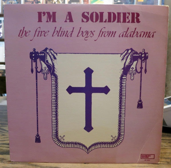 Five Blind Boys Of Alabama ‎– I'm A Soldier - VG Lp Record 1984 USA Original Vinyl - Soul / Gospel - Shuga Records