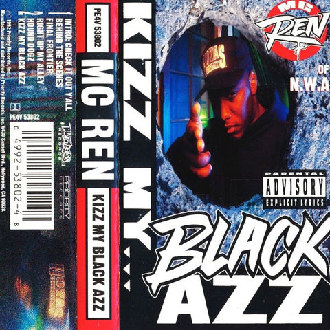MC Ren ‎– Kizz My Black Azz - Used Cassette 1992 Ruthless - Hip Hop