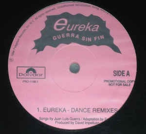 Eureka ‎– Guerra Sin Fin - Mint- Single Record - 1994 USA Polydor Vinyl - Latin House