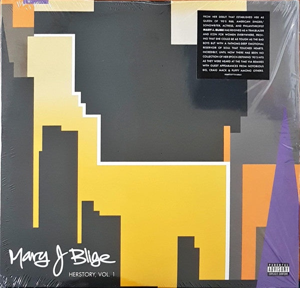 Mary J. Blige ‎– HERstory, Vol. 1 - New 2 LP Record 2019 Geffen USA Vinyl - RnB / Soul / Hip Hop