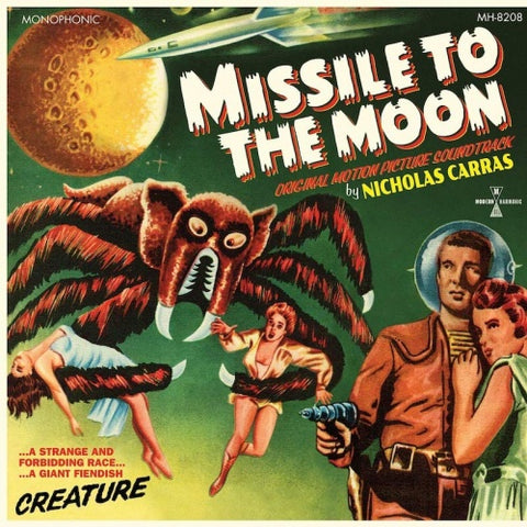 Nicholas Carras -Missile To The Moon (1958) - New LP Record 2019 Modern Harmonic Red Vinyl with Poster - Soundtrack