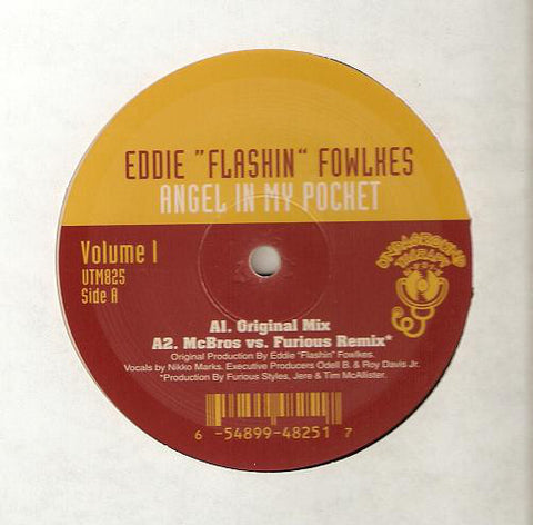 Eddie "Flashin" Fowlkes ‎– Angel In My Pocket - New 2x12" Single 2000 Undaground Therapy USA Vinyl - Chicago House