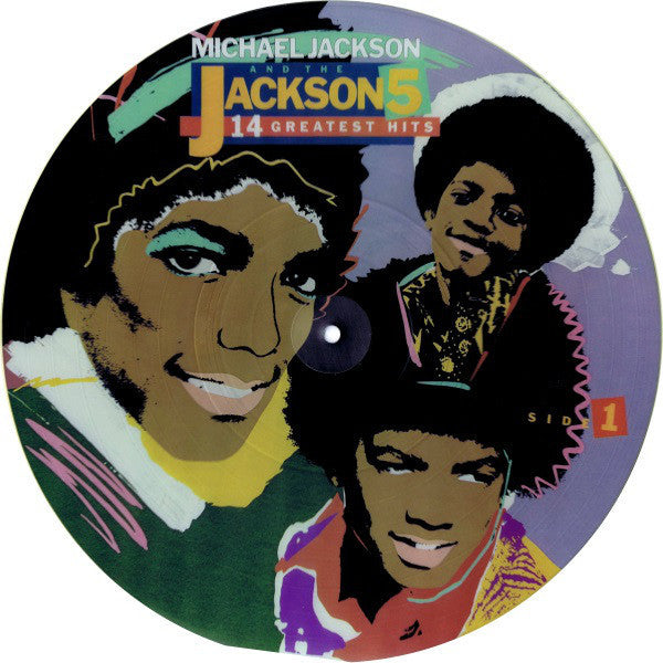 Michael Jackson And The Jackson 5 - 14 Greatest Hits! - VG+ 1984 Stereo USA Picture Disc - Soul/Disco