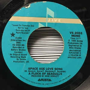 A Flock Of Seagulls- Space Age Love Song / Windows- M 7" Single 45RPM- 1982 Juve USA- New Wave/Synth-Pop