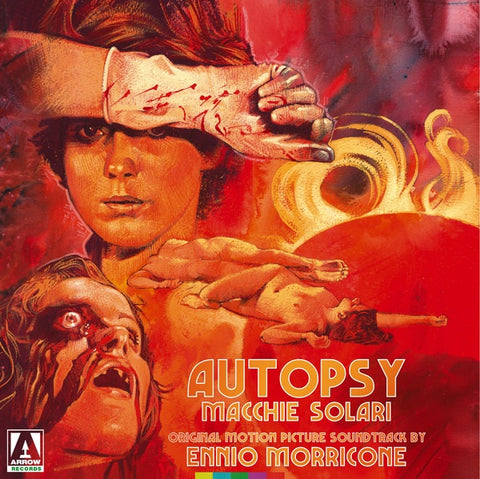 Ennio Morricone - Autopsy / Macchie Solari (Original Motion Picture) - New Vinyl 2 Lp 2018 Arrow 'RSD First' Release on 180gram Marbled Orange Vinyl with Gatefold Jacket (Limited to 900) - 70's Soundtrack