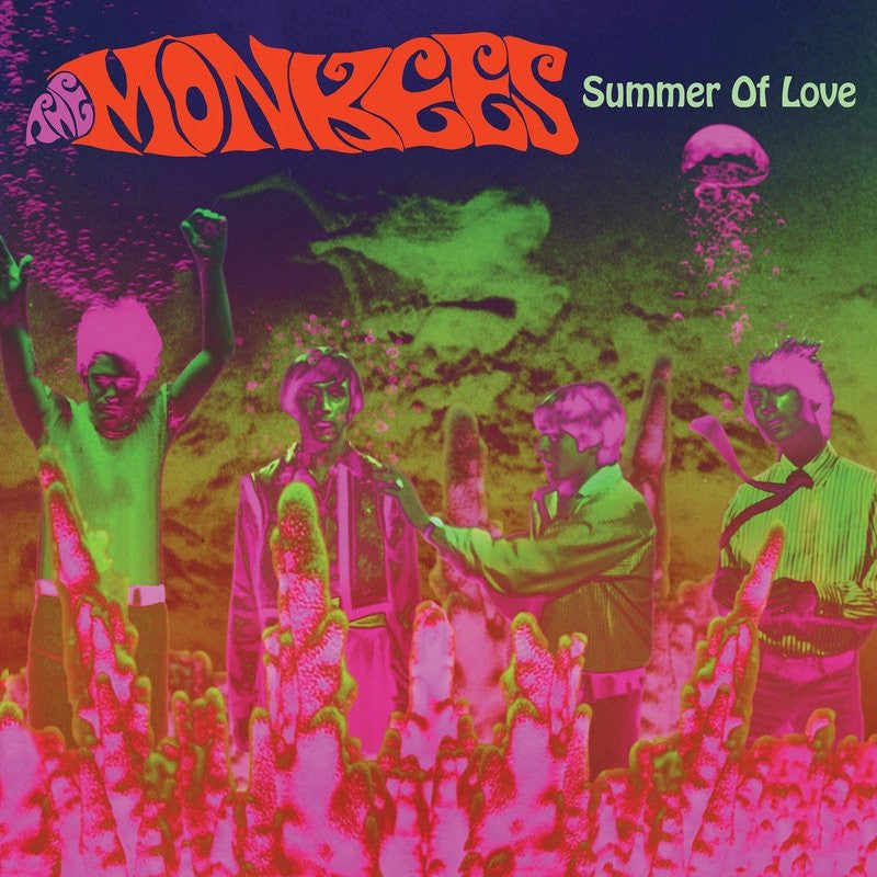 The Monkees - Summer Of Love - New Vinyl Record 2017 Rhino: 'Summer Of Love' 180Gram Reissue on Pink & Green Splatter Vinyl - Classic Rock / Psych