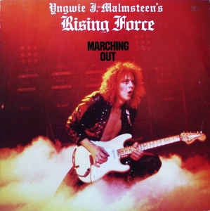 Yngwie J. Malmsteen's Rising Force - Marching Out - VG 1985 Polydor USA - Rock / Heavy Metal