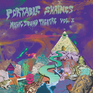 Various ‎– Portable Shrines Magic Sound Theatre Vol. I - VG+ 2 LP Record Store Day 2011 Translinguistic Other USA RSD Vinyl & Poster - Psychedelic Rock / Garage Rock