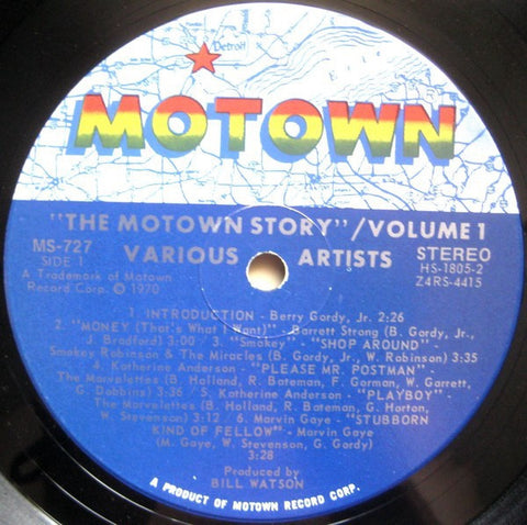 Various ‎- The Motown Story Volume 1 - VG+ (No Original Cover) Stereo 1970 USA - Soul / Funk
