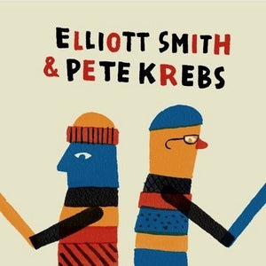 Elliott Smith & Pete Krebs - Shytown b/w No Confidence Man - New Vinyl Record 2016 Suicide Squeeze Limited Edition Reissue 7" on Orange Marble Vinyl (500 copies!) - Lo-Fi / Indie Pop / Indie Rock
