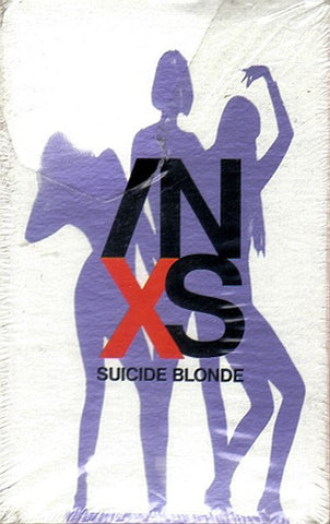 INXS - Suicide Blonde - VG+ 1990 USA Cassette Tape - Rock