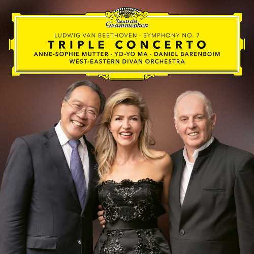 Anne-Sophie Mutter / Yo-Yo Ma / Daniel Barenboim - Beethoven: Triple Concerto & Symphony No. 7 - New 2 LP Record 2020 Deutsche Grammophon 180 Gram Vinyl - Classical - Shuga Records