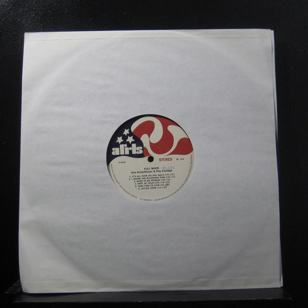 Kris Kristofferson & Rita Coolidge / Judi Pulver - Full Moon / Pulver Rising - VG+ LP Record 1973 AFRTS Military USA Vinyl - Classic Rock / Country Rock - Shuga Records