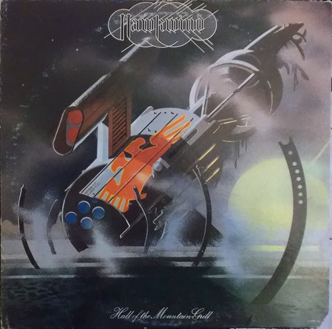 Hawkwind ‎– Hall Of The Mountain Grill - VG+ LP Record 1974 United Artists Vinyl - Psychedelic Rock / Space Rock